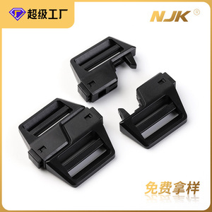 Hebilla de plástico negra de 32 mm para bolsos, mochilas, correas, riñoneras y accesorios - Product Image 5