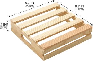 Colore naturale artigianato in <span class=keywords><strong>legno</strong></span> Pallet di <span class=keywords><strong>legno</strong></span> di pino vassoi di <span class=keywords><strong>legno</strong></span> quadrato di stoccaggio per fai da te decorazioni - Product Image 4