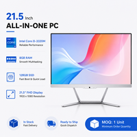 PC Todo en Uno de 21.5 Pulgadas en Oferta, Intel Core i5-3320M, 8GB RAM, 128GB SSD, Computadora de Escritorio FHD 1920x1080, PC Todo en Uno Empresarial