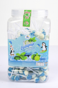 Limón soda Lollipop Candy Tasty Sweet Soft Candy Dai Long Supplies Caramelo de fruta de la mejor calidad con palo - Product Image 5