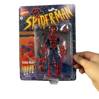 Figurine d'action rétro Spider-Man en PVC, modèle articulé, Bane Rilei Symbiote Venom Suit Doll, sous blister