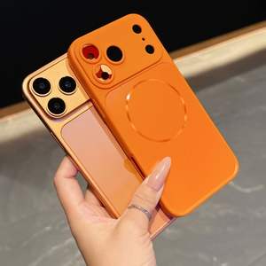 Funda de vidrio para iPhone 16 Pro Max que se convierte instantáneamente en una funda magnética dos en uno con película protectora para la lente 17. - Product Image 3