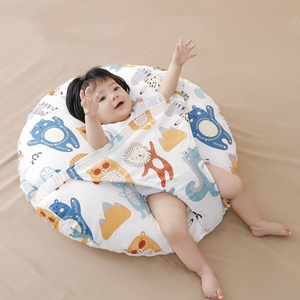 Gran oferta, cojín de alimentación reclinable antivómitos, almohada de <span class=keywords><strong>lactancia</strong></span> tejida, espuma viscoelástica, Algodón puro, dibujos animados, sueño del bebé - Product Image 6