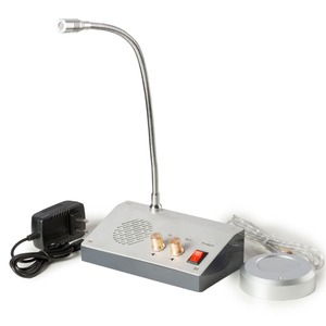 Sistema de Intercomunicación Digital 812 con Altavoz Bidireccional Cableado para Uso en Ventanillas de Bancos y Hospitales - Product Image 1