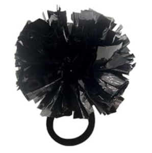 8cm di diametro piccola cravatta per capelli da polso <span class=keywords><strong>Pom</strong></span> pon Cheerleading metallico con elastico - Product Image 5