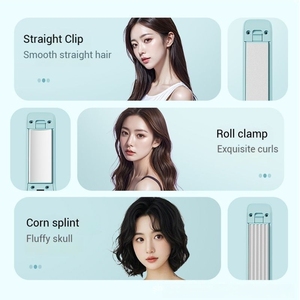 Plancha de Pelo 3 en 1 Inalámbrica, Calentamiento Rápido, Recargable por USB, Mini Plancha de Pelo Eléctrica Inalámbrica, Rizador de Pelo - Product Image 3
