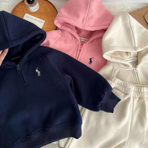 Wholesale <strong>Baby</strong> Clothing Sets Kids Boys <strong>Winter</strong> <strong>Clothes</strong> Loose Thick Tracksuit Pullovers Tops+Pants 2PCS Outfits - Product Image 6