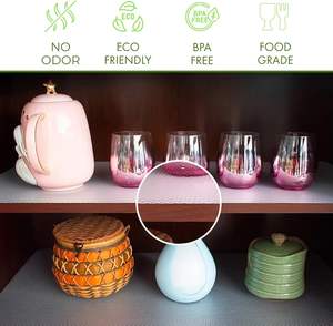 Forros para Estantes, Tapetes para <span class=keywords><strong>Cajones</strong></span>, <span class=keywords><strong>Protector</strong></span> de Armarios Sin Adhesivo, Revestimiento para Gabinetes de <span class=keywords><strong>Cocina</strong></span>, Forro para Refrigerador - Product Image 2