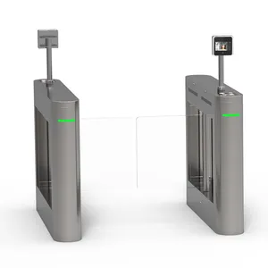 RFID Card Reader Facial Recognition Access Control Crowd Control Security Entrance Gate Pedestrian Turnstile Swing Barrier