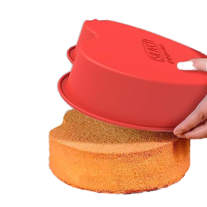 8 Zoll Antihaft-Silikon in Lebensmittel qualität Easy Clean Gefrier schrank Mikrowelle und Ofen Safe Silikon Herzförmige Kuchen formen - Product Image 2