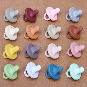 Chupete de Silicona de Grado Alimenticio Personalizado para Bebés, Mordedor Suave para Recién Nacidos, <span class=keywords><strong>Chupetes</strong></span> para Masticar - Product Image 1