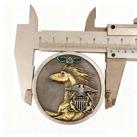 Boîte-cadeau en métal personnalisable de style moderne et traditionnel de qualité supérieure pour les pièces de monnaie commémoratives, destinées aux cadeaux d'honneur d'entreprise haut de gamme