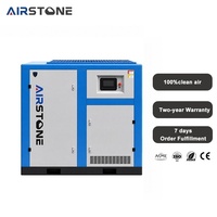 Compresseur à vis sans huile de qualité médicale AIRSTONE 37-55KW, garantie 1 an, refroidissement par air, air pur à 100% pour hôpitaux et usages médicaux