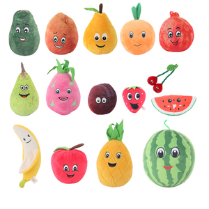 D KING Fabricant Légumes En Peluche Fruits En Peluche Jouets Pour Animaux En Forme De Fraise Chien Jouets Grinçants - Product Image 2