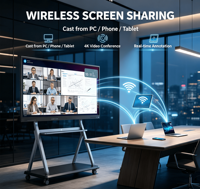Tableau blanc interactif intelligent à écran tactile pour l'enseignement et les réunions – Vente chaude, directement de l'usine