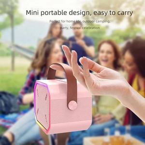 P3 <span class=keywords><strong>Speaker</strong></span> Karoake nirkabel, kotak suara Stereo 3D Radio Fm Subwoofer nirkabel dengan mikrofon gigi biru - Product Image 6