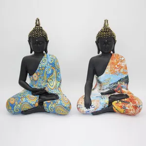 Groothandel Custom Hars Kleine Boeddha Beeld Beeldje Voor Huisdecoratie