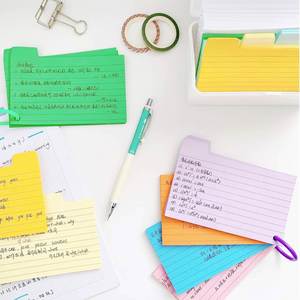 American Index <b>Bookmarks</b> Divider Cards Self-Adhesive Loose-leaf Sticky Notes Lined Notebook Study Office Back-to-School - Product Image 6