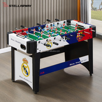 STELLARWAY Baby-foot d'intérieur amusant et populaire pour enfants, jeu de football de table en MDF avec joueurs et ballon