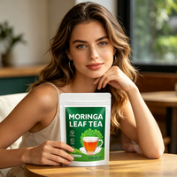 Tisane de feuilles de Moringa de haute qualité, sans caféine, anti-âge, nettoyant pour le côlon, pour un ventre plat et la perte de poids, sachet santé