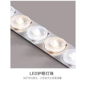 Lámpara de Techo LED de Cobre, Estilo Nórdico Minimalista Moderno, Ultrafina, de Lujo, para Dormitorio Principal, Estudios y Sala de Estar - Product Image 4