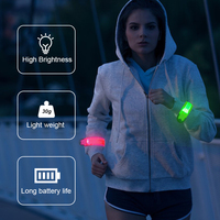 Bande lumineuse LED Rechargeable, Bracelets de sécurité nocturne pour le cyclisme, la marche, la course, le Concert, le Camping, les Sports de plein air