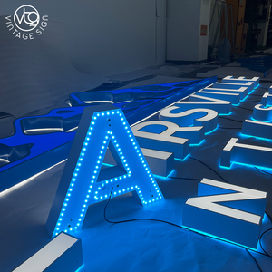 Letras LED Personalizadas con Doble Iluminación y Halo Frontal y Trasero para Clínicas Dentales y Señalización Comercial Profesional - Product Image 4