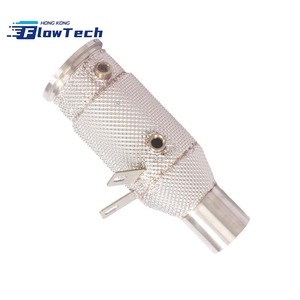 Tubería de escape de acero inoxidable T304 con escudo térmico para BMW i8 1.5T Hybrid 2014-2020 – 200 celdas, alto flujo, ajuste directo deportivo - Product Image 6
