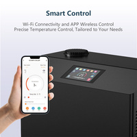 Refroidisseur de bain de glace 0.8HP 1.0HP 2.0HP 1-45 ℃   Contrôle de la température de l'eau, faible bruit, contrôle par application WIFI, prise en charge OEM ODM