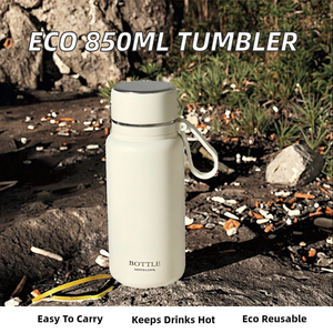 Premium Eco-Friendly 850ml Reusable Stainless Steel Vacuum Insulated Sports Tumbler with Customizable Logo for Gym & Outdoor Use - Product Image 2