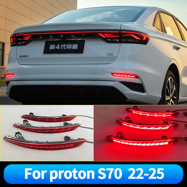 Wholesale Factory Selling Car LED Fog Lamps Rear Bumper Lights LED Head Lamp Taillights for GEELY Emgrand / Proton S70 20-25