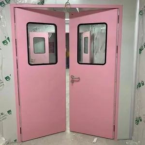 ほこりのないクリーンルームのドア密閉スイングオープン病院のドア