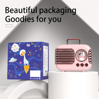 Haut-parleur DW09 en forme de tigre de dessin animé pour enfants, style rétro, en forme de valise, boombox rétro avec ours en peluche mignon, cadeaux d'anniversaire pour filles