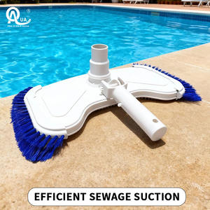 Cepillo de Limpieza Automático para Piscinas Water Crown, Diseño de Corona Cuadrada, Material ABS, Juego Completo - Product Image 6