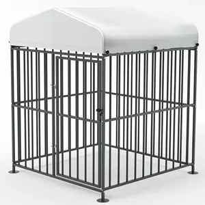 BSCI gabbie per animali all'ingrosso large dog cag outdoor dog house for dogs run outside extra big heavy duty metal Yard pet enclosure