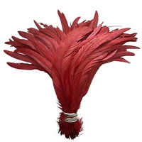Plumes de cocktail blanchies et teintes, très demandées, par pièce, pour accessoires de costume, attrape-rêves et décoration intérieure