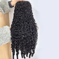 12A Rambut Keriting Burma 250% Density 13x6 HD untuk Wig Rambut Manusia Virgin Remy, Keriting Mengembang Warna Alami Tanpa Lem