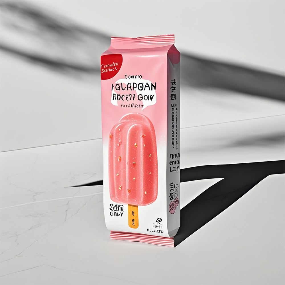 ice cream packaging container logo