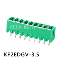 Connecteur de circuit imprimé KEFA KF2EDGV-3.81, bornier en cuivre à visser, pas de 3,81 mm, 300 V 8 A