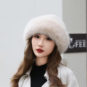 Fashion Faux <b>Fur</b> Bucket <b>Hats</b> Winter Women's <b>Ladies</b> Party Warm Soft Fluffy Thick Solid Hot Pink Orange Green Faux <b>Fur</b> Bucket <b>Hat</b> - Product Image 6