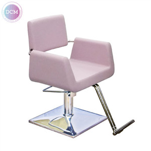 Chaise de salon de coiffure rose de luxe avec base hydraulique <span class=keywords><strong>pour</strong></span> les coupes de cheveux des <span class=keywords><strong>dames</strong></span>, chaise de coiffure de salon Foshan <span class=keywords><strong>pour</strong></span> studio de cheveux de beauté - Product Image 4