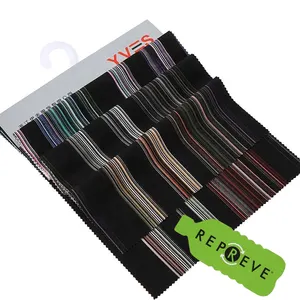 Custom fashioncable wholesale colorful printed striped 100% polyester fabric recycled spandex knit scuba crepe fabric clothes