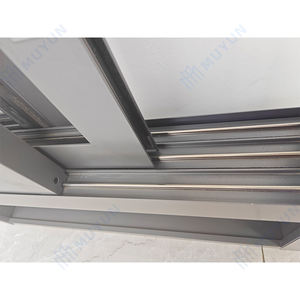 Fábrica al por mayor Energy Star Windows Hurricane Impact Thermal Break Ventanas de aluminio Polea silenciosa Ventanas correderas para casas - Product Image 5