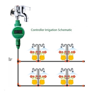 Sistema de Temporizador Digital Programável para Irrigação de Jardim com Mangueira, com Função de Atraso por Chuva - Product Image 6