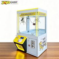 Mini machine à griffes de table inclinée, petite machine distributrice de cadeaux, avec autocollant de logo personnalisé, jeu de récompenses économique pour usine