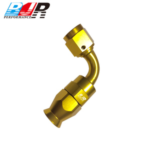 Raccords et embouts de tuyaux en aluminium PTFE BJR Performance 90 degrés AN3 AN6 AN8 AN10 noir rouge bleu - Product Image 3