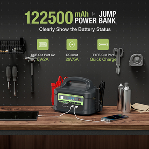 Yesper P2 핫 세일 자동차 점프 스타터 122500mAh 트럭 부스터 12V 24V 시동 장치 5000A 트랙터 용 배터리 부스터 - Product Image 5