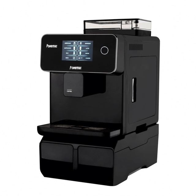 Automatic Espresso Coffee Machine Full-Touch Screen Visual Grinder Home Restaurants Hotels Farms New Pump Motor Used Allowed