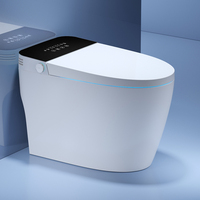 WC intelligent moderne en céramique avec bidet automatique, chasse d'eau automatique, capteur de mouvement, vente en gros