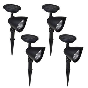 6 SMD led yüksek lümen su geçirmez güvenlik güneş bahçe başak spot veranda için 180 açı ayarlanabilir, ağaç, güverte, açık - Product Image 1